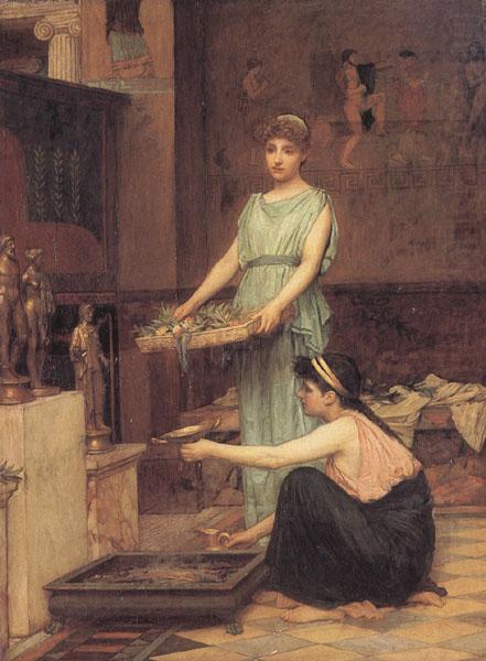 The Household Gods, John William Waterhouse